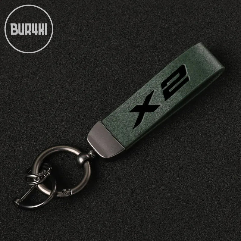 BMW X2 Leather Keychain