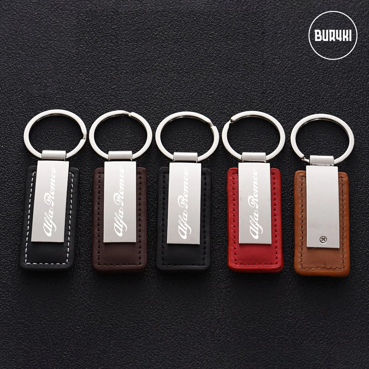 Alfa Romeo Leather Keychain