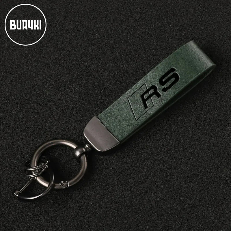 Audi RS Leather Keychain