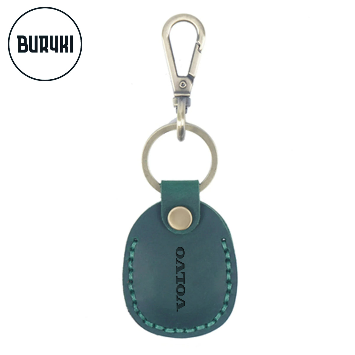 Volvo Leather Keychain