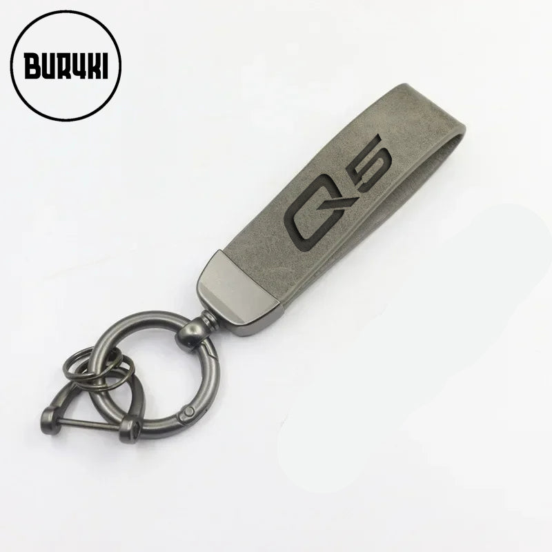 Audi Q5 Leather Keychain