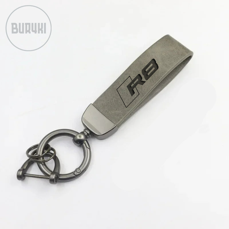 Audi R8 Leather Keychain