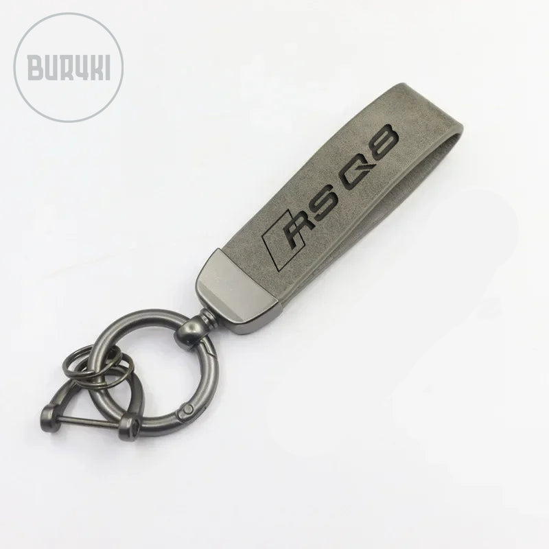 Audi RSQ8 Leather Keychain
