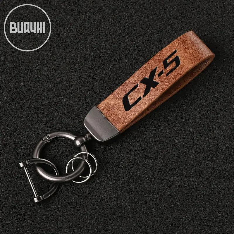 Mazda CX-5 Leather Keychain