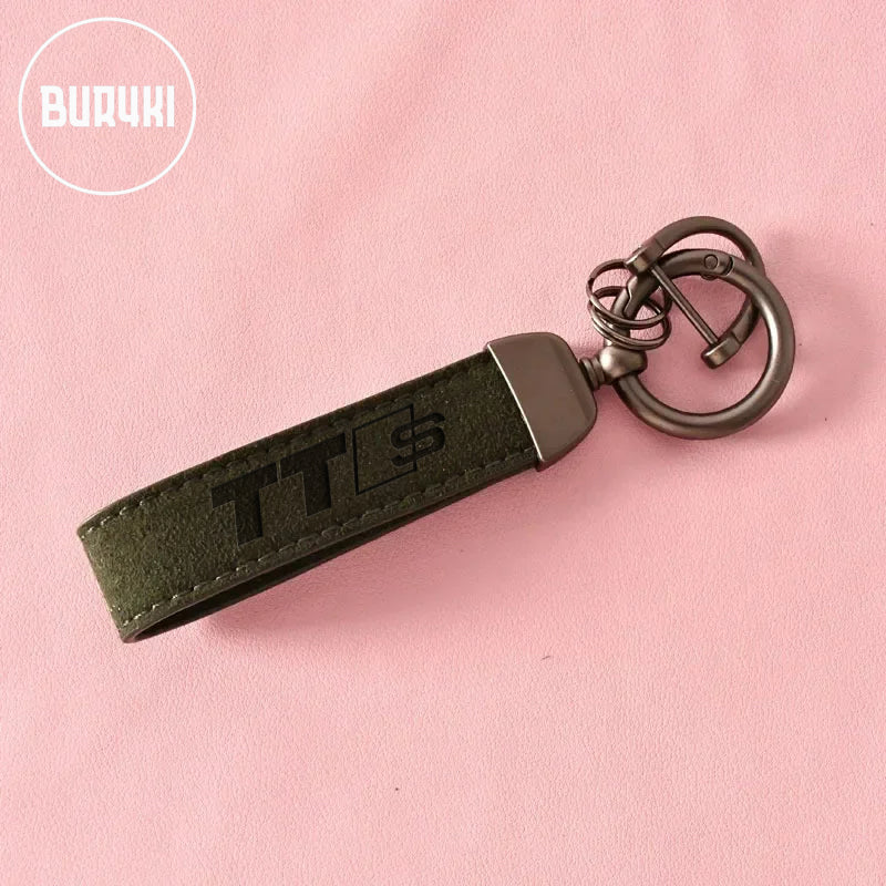 Audi TTS Leather Keychain