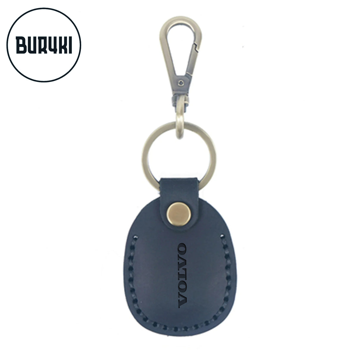 Volvo Leather Keychain