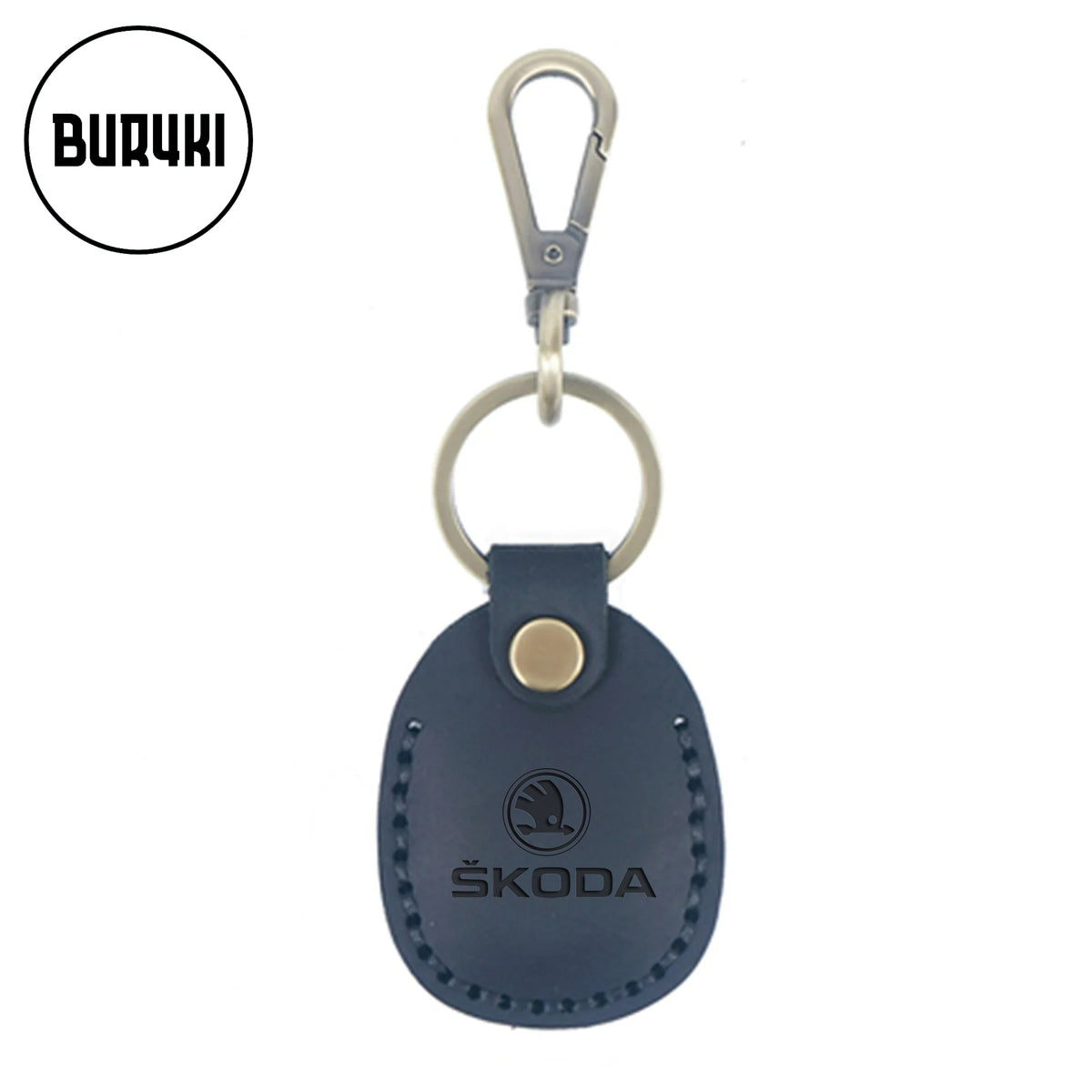Škoda Leather Keychain