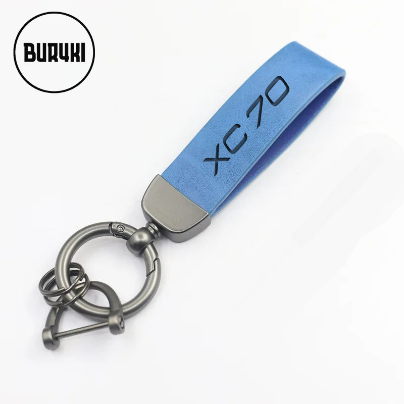 Volvo XC70 Leather Keychain