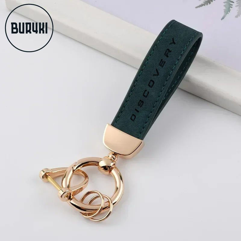 Land Rover Discovery Leather Keychain