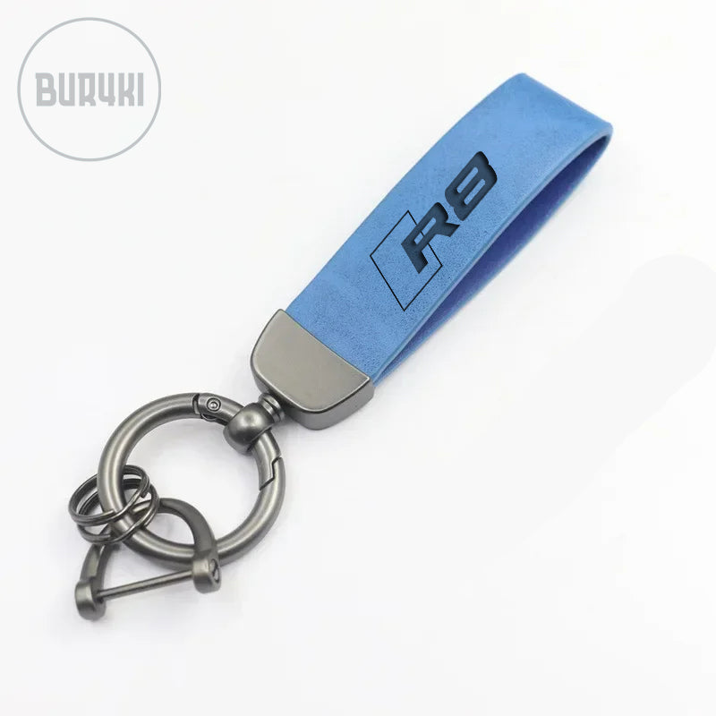 Audi R8 Leather Keychain