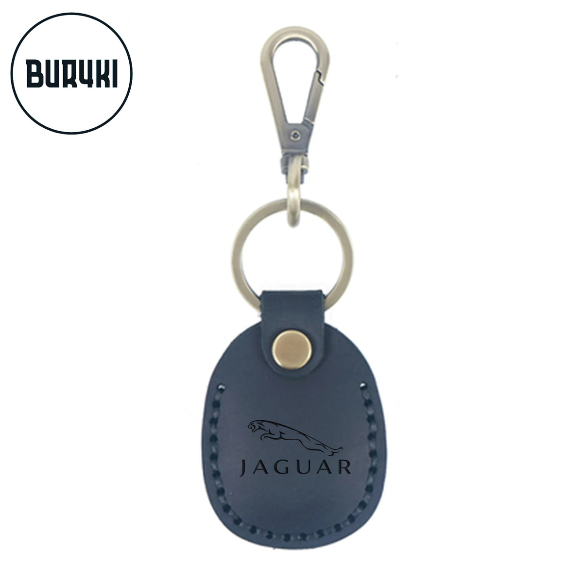 Jaguar Leather Keychain