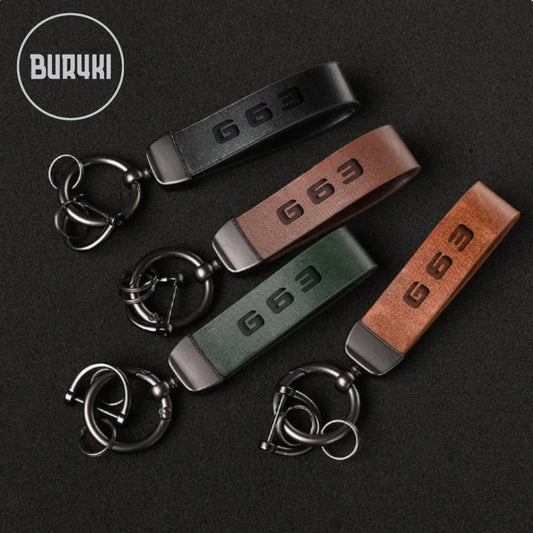 Mercedes-Benz G63 Leather Keychain
