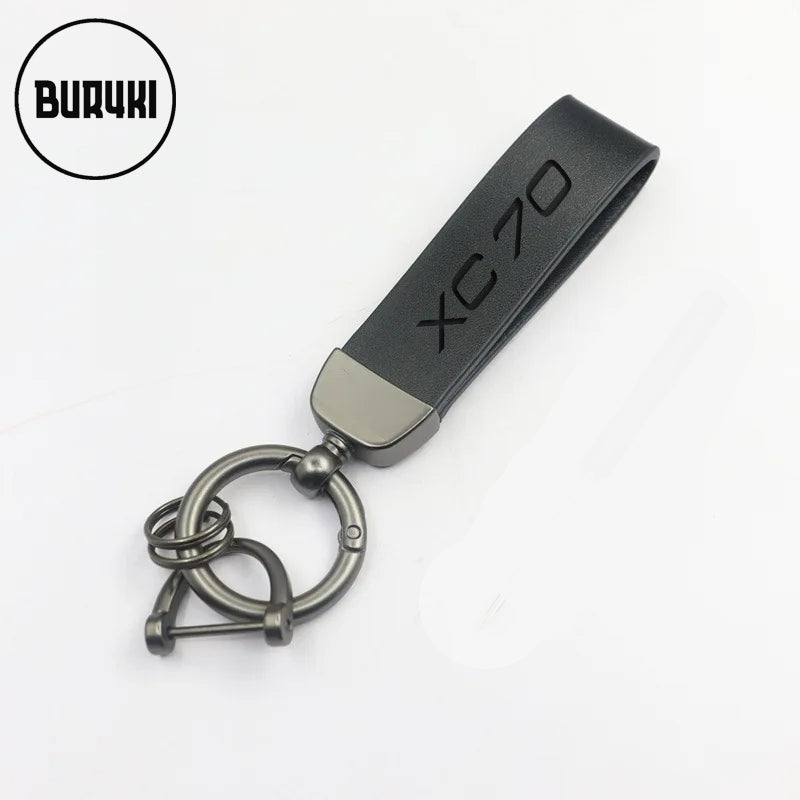 Volvo XC70 Leather Keychain
