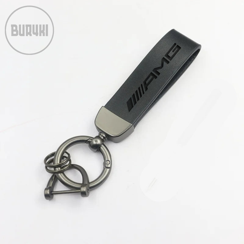 Mercedes-Benz AMG Leather Keychain