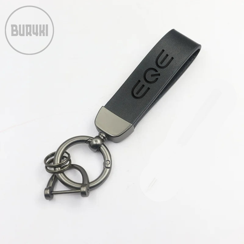 Mercedes-Benz EQE Leather Keychain