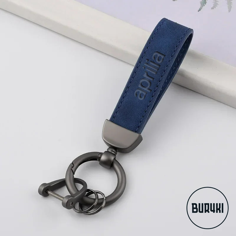 Aprilia Leather Keychain