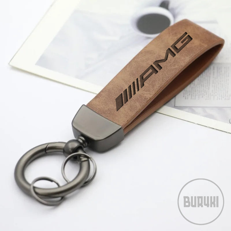 Mercedes-Benz AMG Leather Keychain