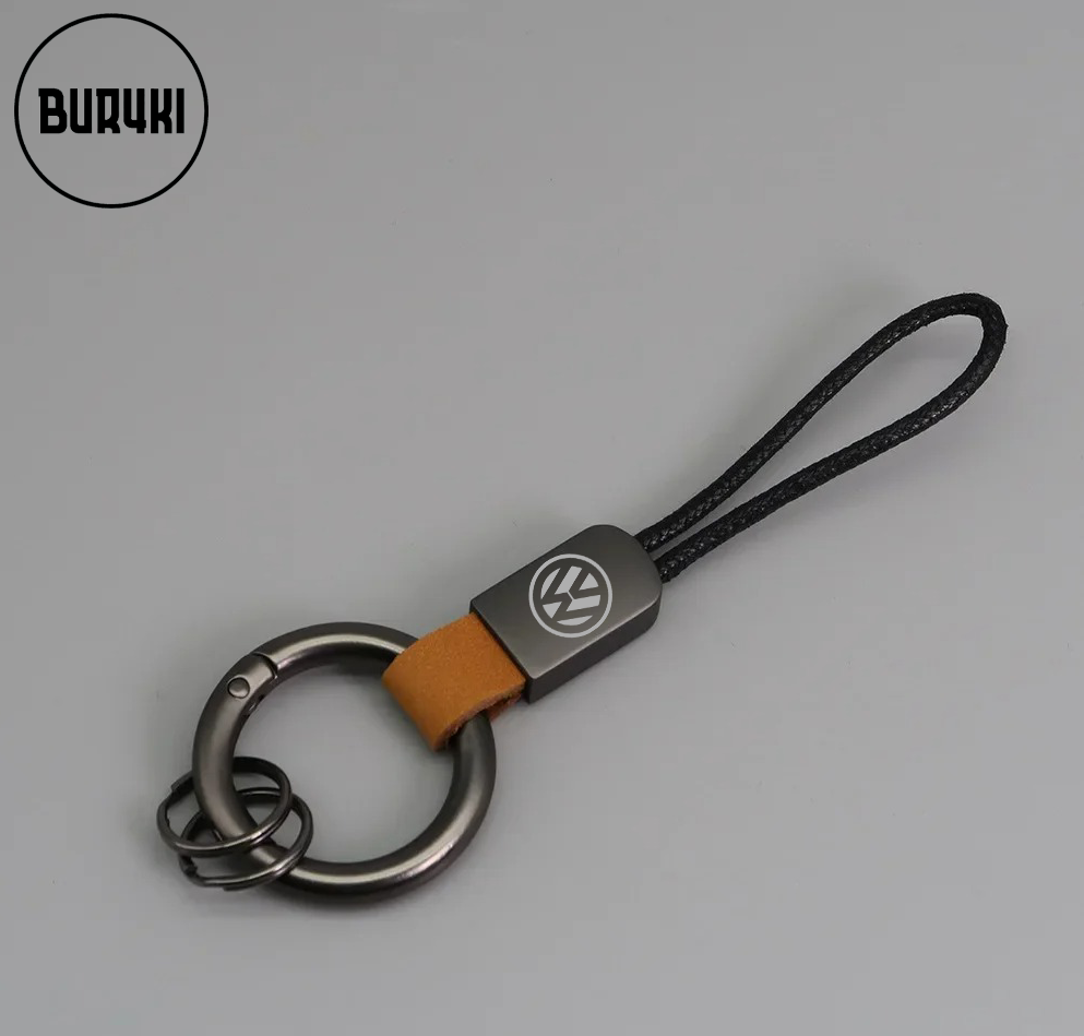 Volkswagen Leather Keychain