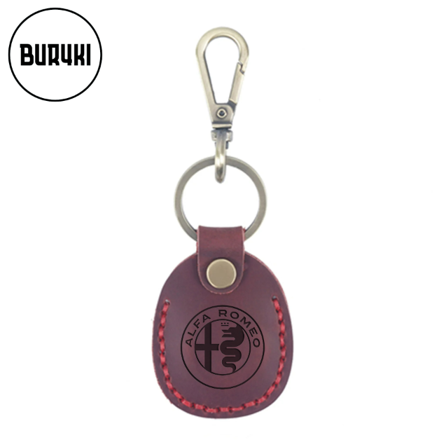 Alfa Romeo Leather Keychain