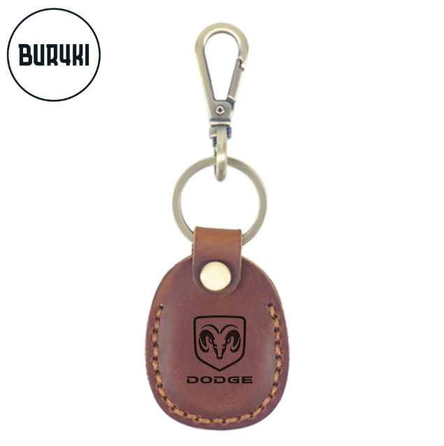 Dodge SRT Leather Keychain