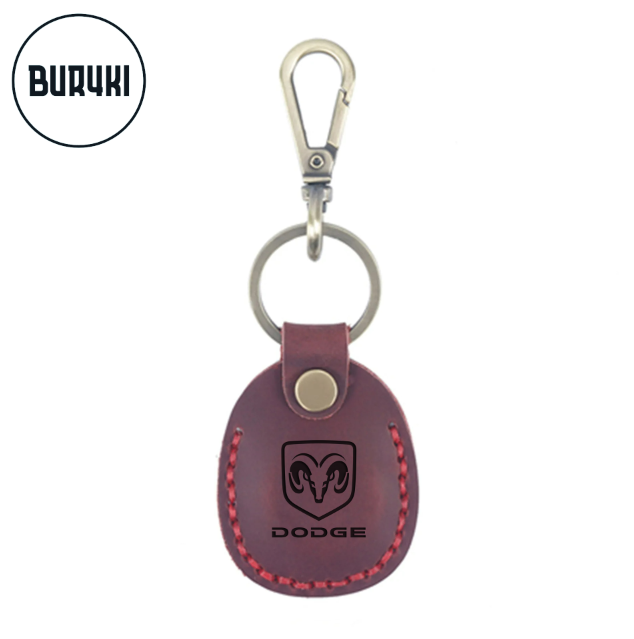 Dodge SRT Leather Keychain