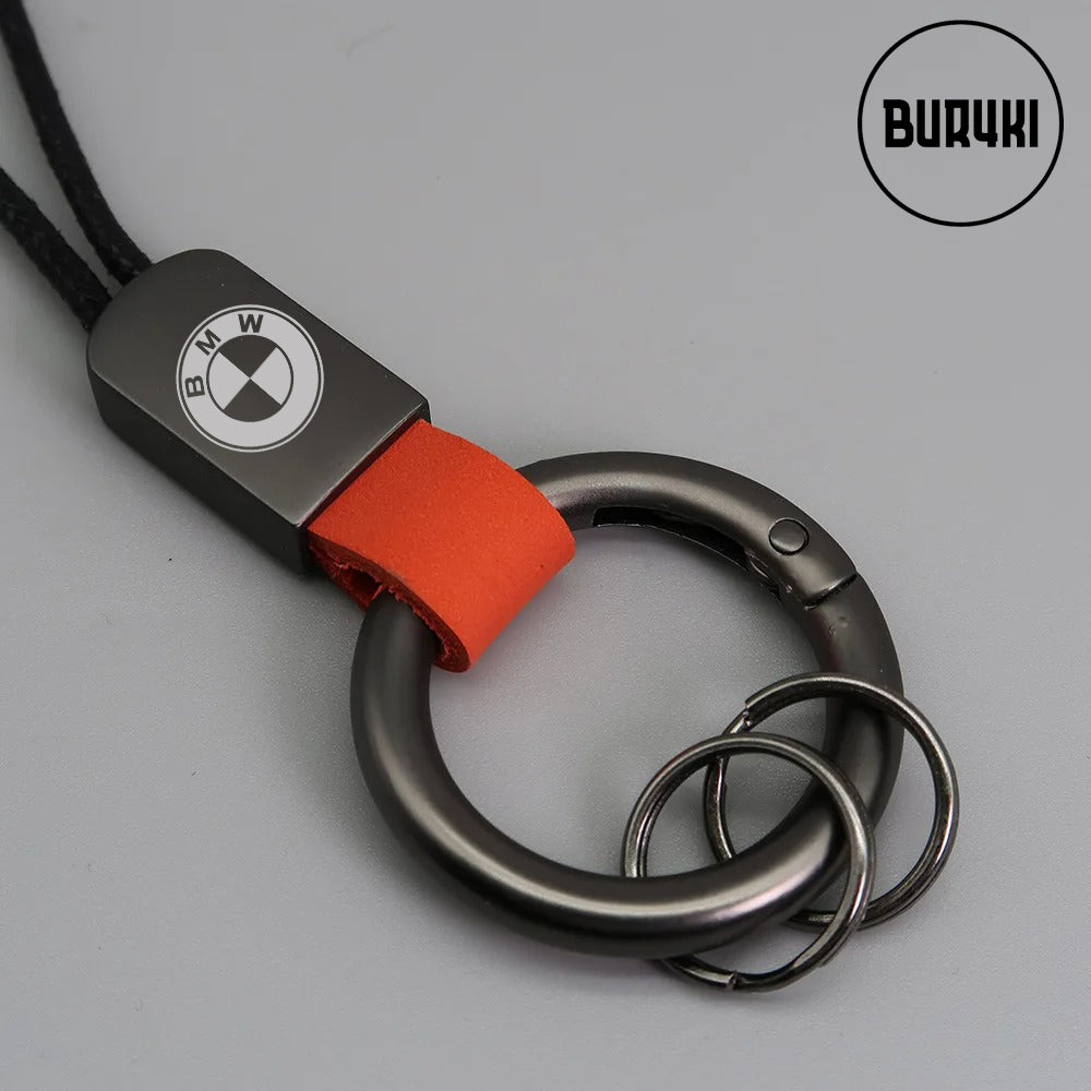 BMW Leather Keychain
