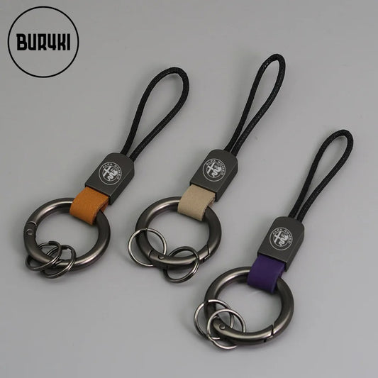 Alfa Romeo Leather Keychain