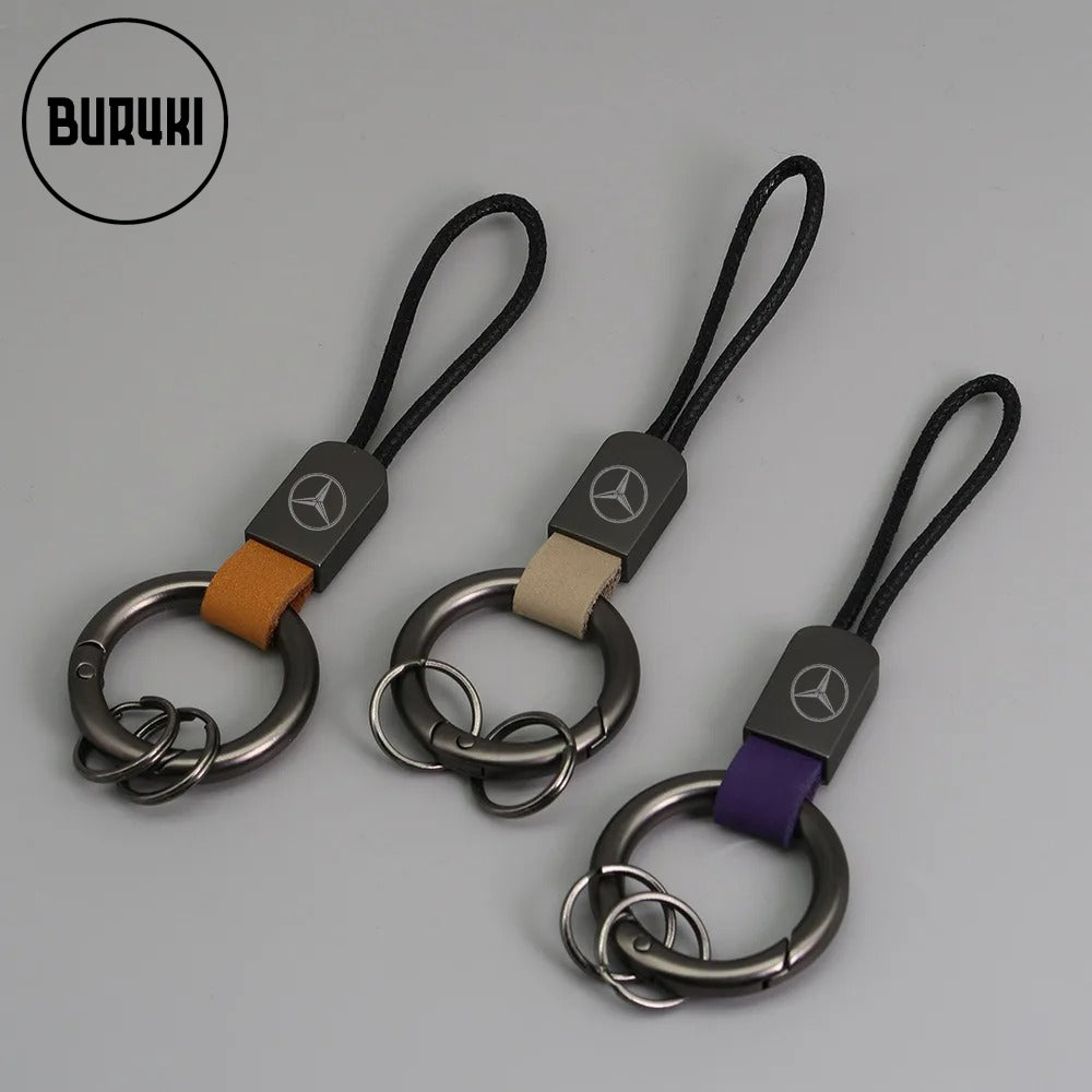 Mercedes-Benz Leather Keychain