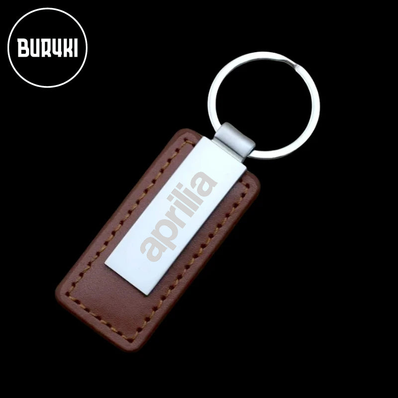 Aprilia Leather Keychain