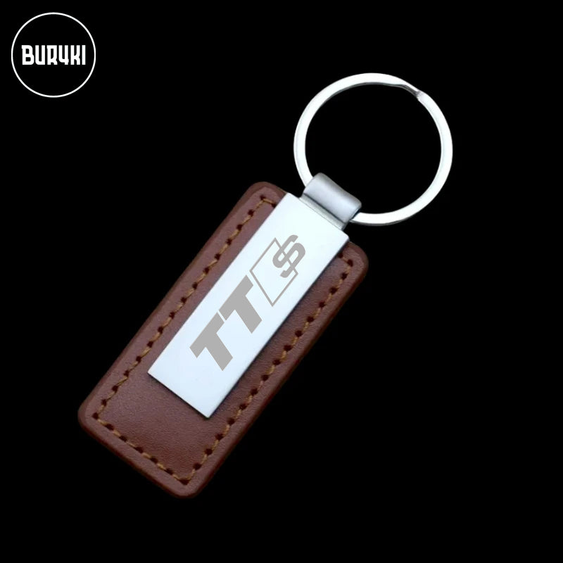 Audi TTS Leather Keychain