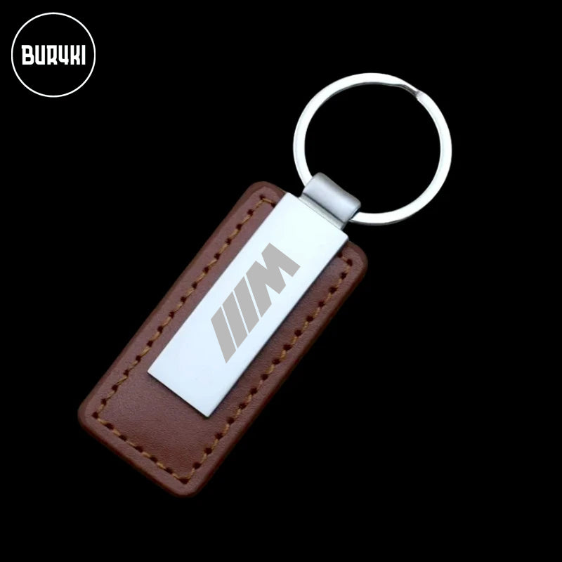 BMW M Power Leather Keychain