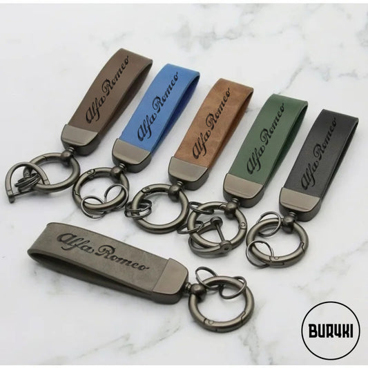 Alfa Romeo Leather Keychain