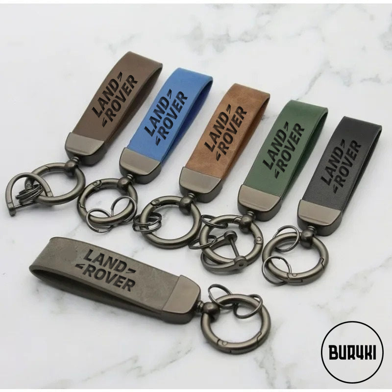 Land Rover Leather Keychain