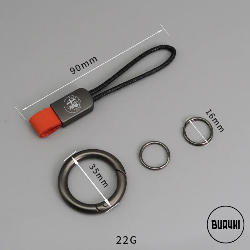 Alfa Romeo Leather Keychain