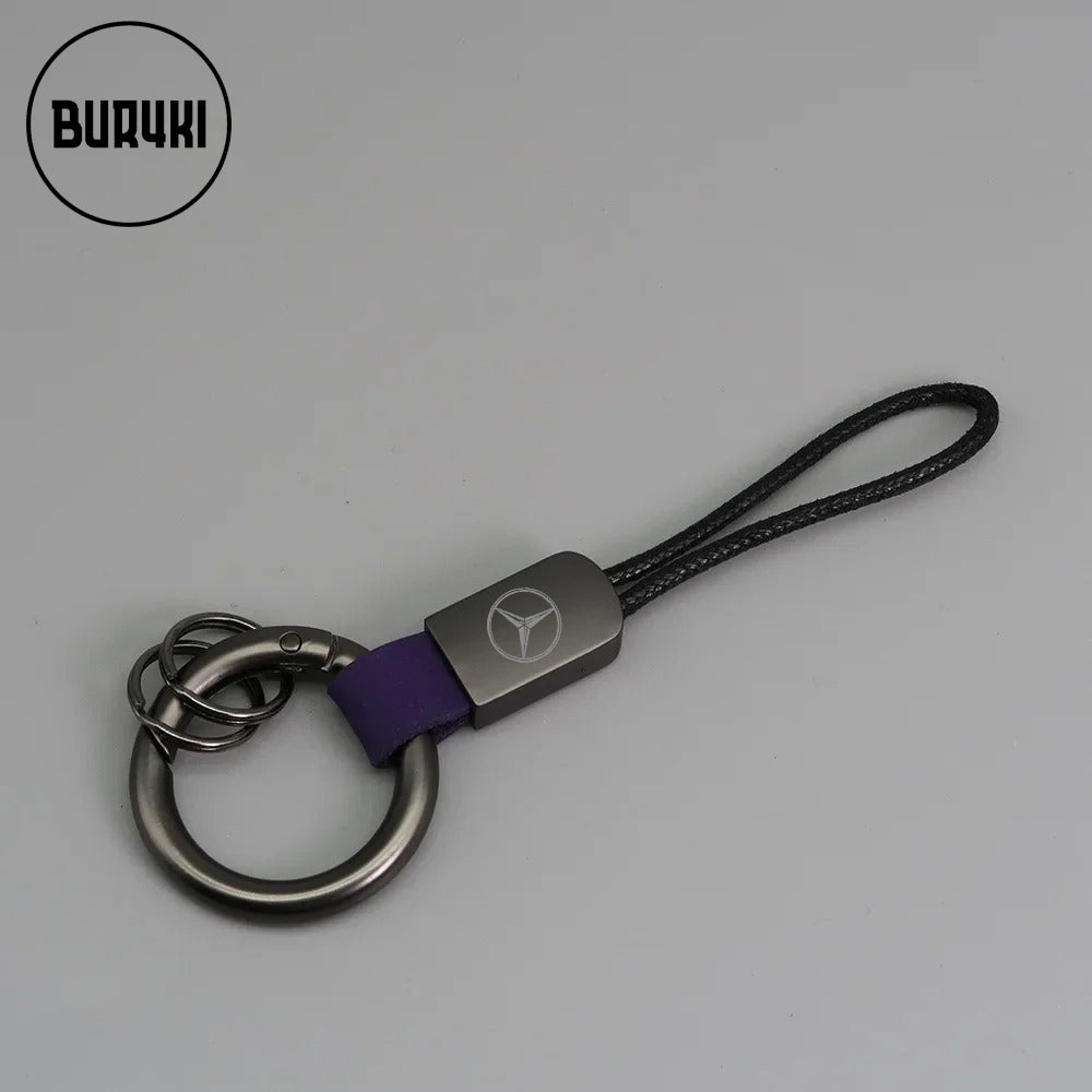 Mercedes-Benz Leather Keychain
