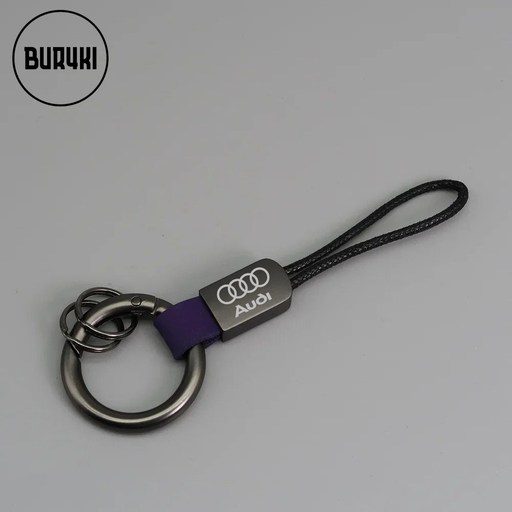 Audi Leather Keychain
