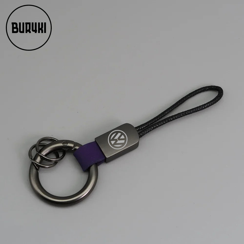 Volkswagen Leather Keychain