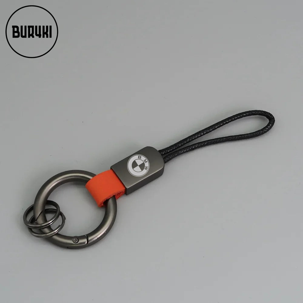 BMW Leather Keychain