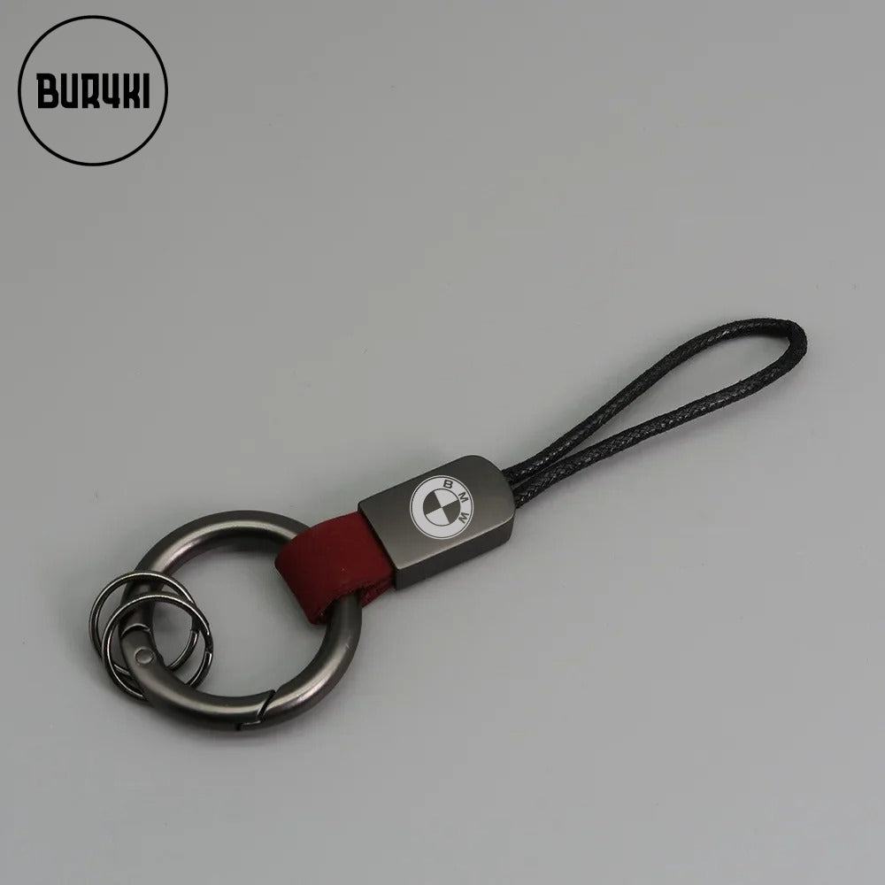 BMW Leather Keychain