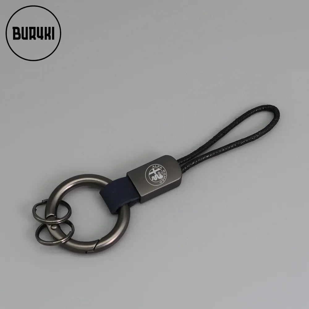 Alfa Romeo Leather Keychain