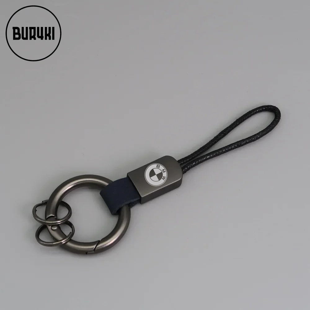 BMW Leather Keychain