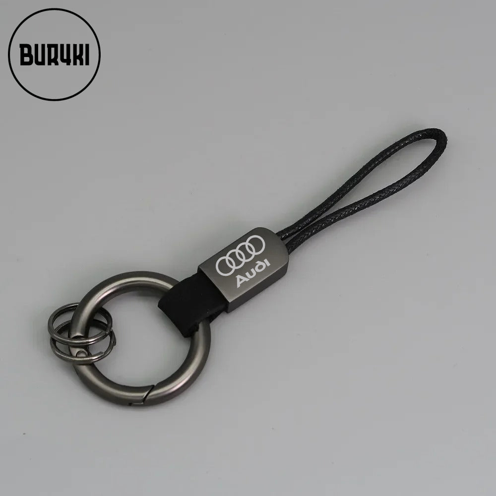 Audi Leather Keychain