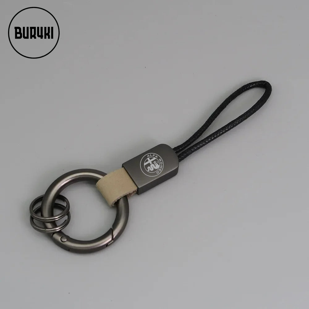 Alfa Romeo Leather Keychain