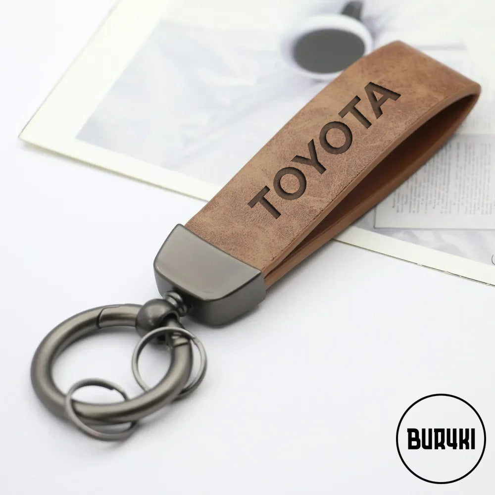Toyota Leather Keychain