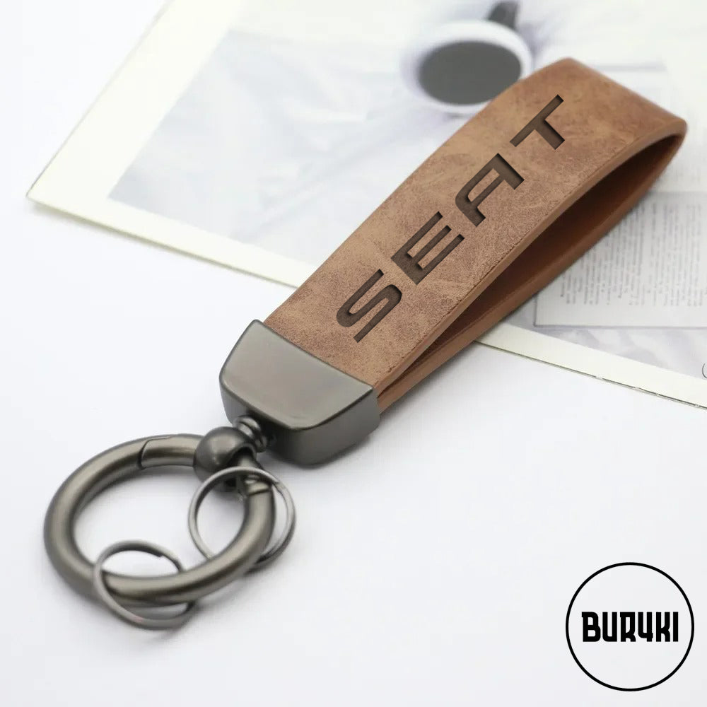 Seat Leather Keychain