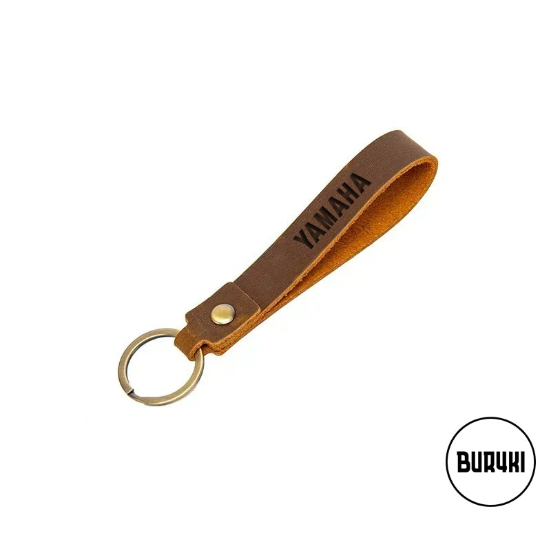 Yamaha Leather Keychain