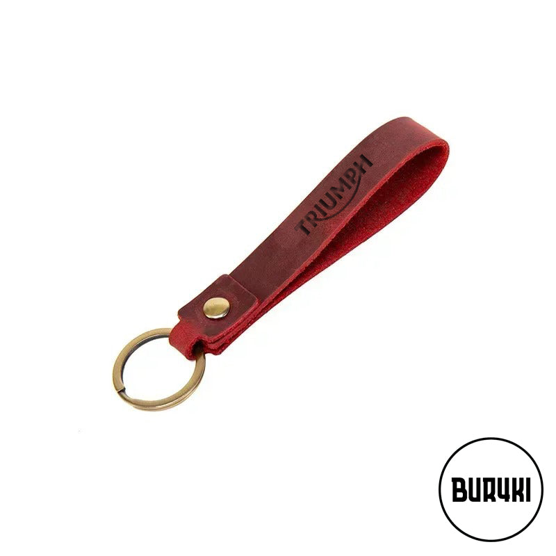 Triumph Leather Keychain