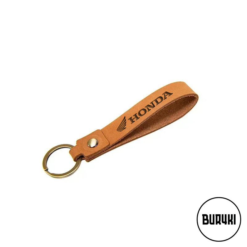 Honda Leather Keychain