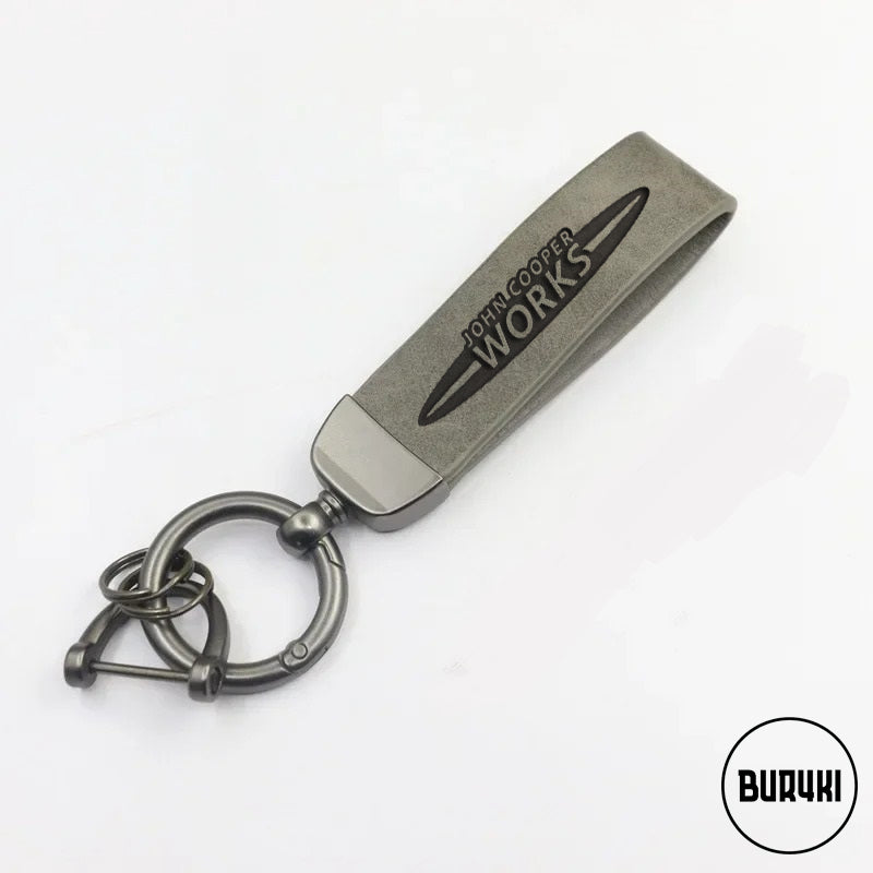Mini John Cooper Works Leather Keychain