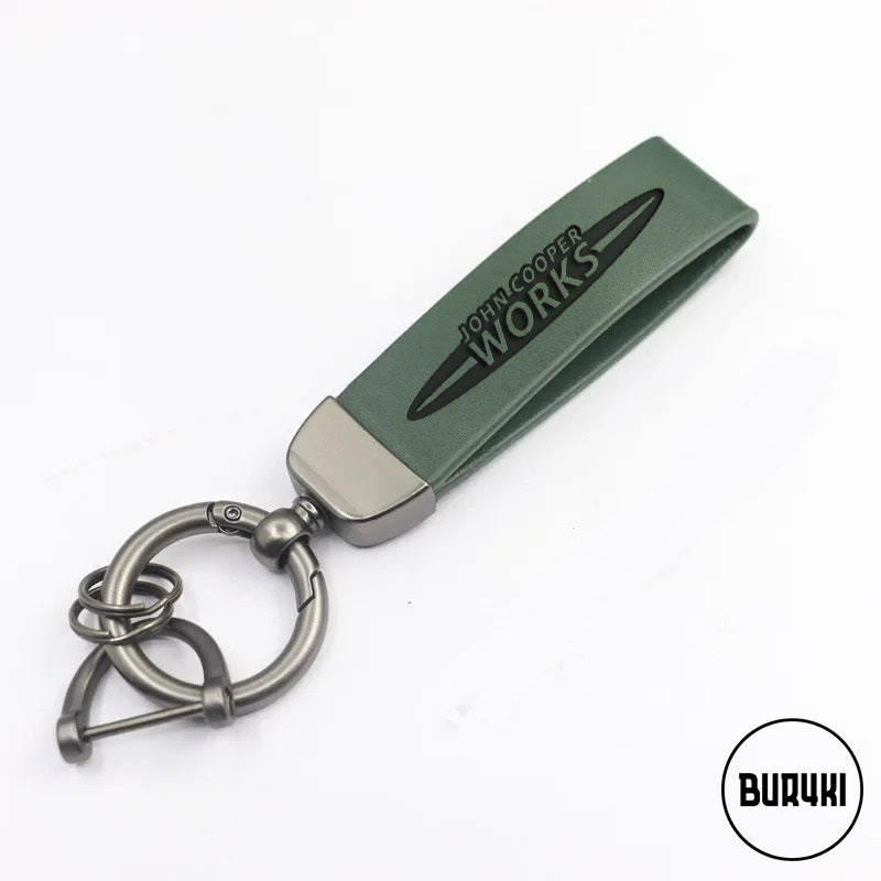 Mini John Cooper Works Leather Keychain